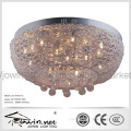 Indoor Crystal Hotel Flush Mount Ceiling Light